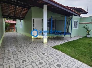 Casa · 107m² · 3 Quartos · 4 Vagas · CASA 3 QUARTOS AMPLO TERRENO PISCINA E CHURRASQUEIRA 300M MAR ITANHAÉM SP