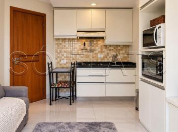 Apartamento · 34m² · 1 Quarto · 1 Vaga · Flat Mobiliado 34m² no Morumbi Business com Vaga Perto do Einstein e do Shopping Jardim Sul