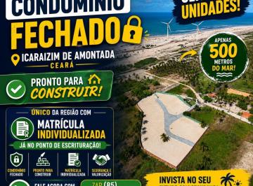 Terreno , Amontada · Condomínio fechado em Icaraizinho de Amontada-CE
