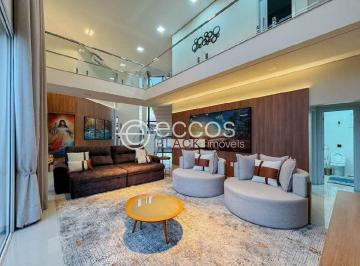 Casa · 462m² · 4 Quartos · 8 Vagas · Casa em condomínio à venda, 4 quartos, 4 suítes, 8 vagas, Novo Mundo - Uberlândia/MG