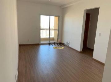 Sala  · Apartamento com 2 dormitórios para alugar, 64 m² por R$ 3.510,49/mês - Campestre - Santo André/SP