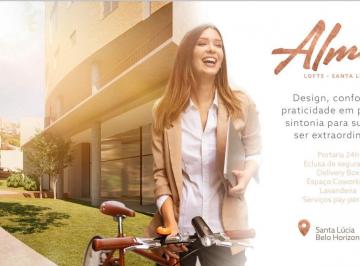 Apartamento · 28m² · 1 Quarto · Loft com 1 quartos à venda, 28 m² por R$ 454.360 - Santa Lúcia - Belo Horizonte/MG