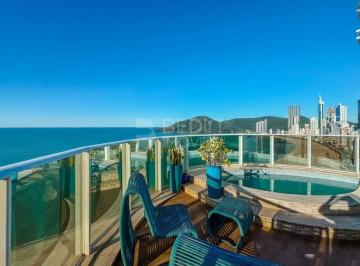 Apartamento · 273m² · 3 Quartos · 4 Vagas · Cobertura duplex 273m² 03 suítes frente mar Balneário Camboriú