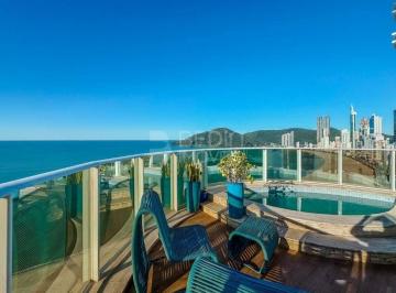 Apartamento · 273m² · 3 Quartos · 4 Vagas · Cobertura duplex 273m² 03 suítes frente mar Balneário Camboriú