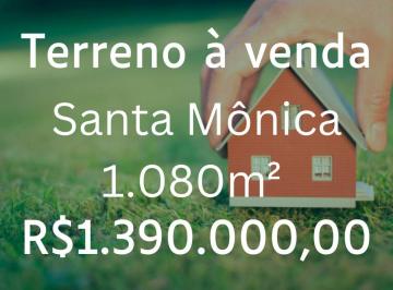 Terreno · 1080m² · Terreno à venda, bairro Santa Mônica - Uberlândia/MG