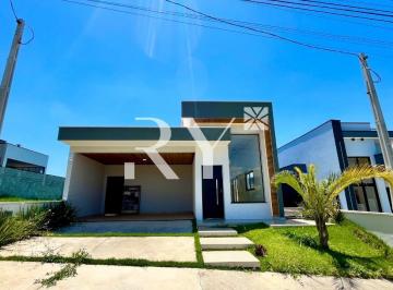 Foto 01 · Casa em Condomínio à Venda em Caçapava-SP: 3 Quartos, 1 Suíte, 2 Salas, 4 Vagas de Garagem, 135m² no
