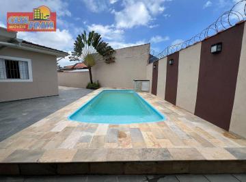 99acdb12d4e5adc8cf7d60a42ef02bbf21dd942a · 100 metros da praia casa com piscina! 3 dormitórios, 205 m² por R$ 638.000 - Jardim Praia Grande - M