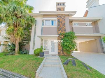 ca77bd4c75c62a5b3059f93922e4b63dc59e705f · Casa mobiliada, 5 quartos, piscina, em condomínio fechado à venda, Santa Felicidade - Curitiba/PR