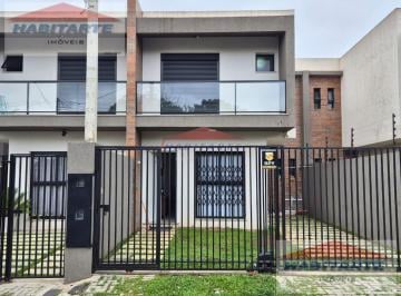 Foto 01 · Lindo sobrado à venda em Curitiba-PR: 3 quartos, 1 suíte, 2 salas, 3 banheiros, 2 vagas de garagem.