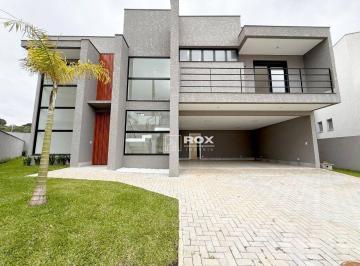 2c43bff840d525eef1a14a0616be7020d0acd392 · Casa com 5 quartos, piscina, quintal em condomínio, à venda, Santa Felicidade - Curitiba/PR