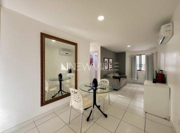 Apartamento · 57m² · 2 Quartos · 1 Vaga · Apartamento à venda no Edf. Parque Atlântico, em Boa Viagem – 57m², 2 quartos (1 suíte), beira-mar |
