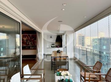 Apartamento · 223m² · 3 Quartos · 4 Vagas · Apartamento de Alto Padrão com 223m², 3 Suítes e Varanda Gourmet em Andar Alto