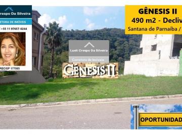 Terreno de 10 quartos, Santana de Parnaíba · Lote/Terreno Declive - 490 m2 - Genesis II - Santana de Parnaíba - SP