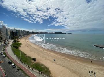 Apartamento · 129m² · 3 Quartos · 2 Vagas · Apartamento 3 Quartos Mobilado e Decorado de Frente Total Para o Mar na Praia do Morro