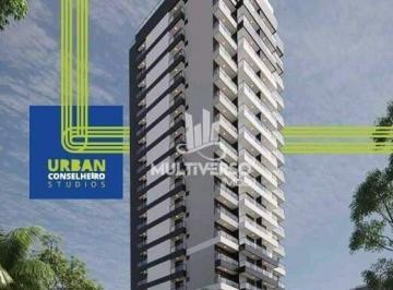 Apartamento · 27m² · 1 Quarto · Studio à venda, 1 quarto no bairro Encruzilhada em Santos