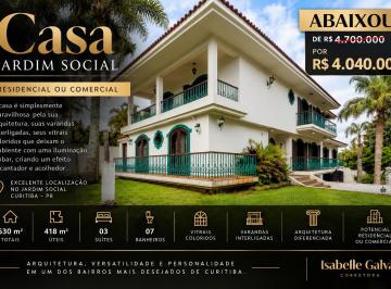 Casa de 4 quartos, Curitiba · Melhor localização da Avenida Nossa Senhora da Luz, Jardim social.
