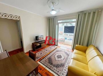 9fc51ef9bdf2fc3f173d237fbb73befcac95ab84 · Apartamento com 3 dormitórios à venda, 90 m² por R$ 650.000,00 - Gonzaga - Santos/SP