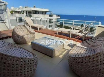 Apartamento · 273m² · 4 Quartos · 3 Vagas · Cobertura 273m2 Mobiliada na Av. Lúcio Costa Vista Mar, Alto Padrão e Porteira Fechada! BAIXOU O PR