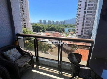 Grande oportunidade no Alfa Barra 1! Condomínio Alfa Ritz.Excelente apartamento · Apartamento com 1 dormitório à venda, 63 m Barra da Tijuca Rio de JaneiroRJ