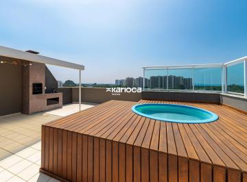 Apartamento · 170m² · 3 Quartos · 3 Vagas · Cobertura com 3 dormitórios à venda, 170 m Avenida Salvador Allende Recreio dos Bandeirantes Ri