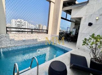 4ae07778c2362cb224c17f8b51cd86acb5f19868 · Cobertura com 3 dormitórios à venda, 190 m² por R$ 2.580.000,00 - Embaré - Santos/SP