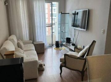 Sala · Apartamento com 2 dormitórios à venda, 68 m² por R$ 765.000,00 - Santo Antônio - São Caetano do Sul/