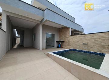 c9018e98d4e1316eda9c30bc7d373fd176f3299d · Casa Nova com Piscina à venda -Flora Rica II - Peruíbe/SP