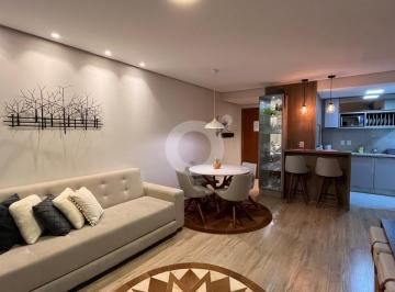 Apartamento · 54m² · 1 Quarto · 1 Vaga · Apartamento mobiliado com uma suíte em Gramado
