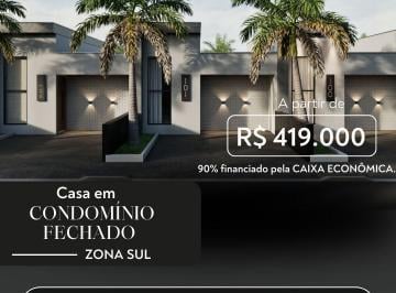 Casa · 70m² · 3 Quartos · 2 Vagas · Casa com 3 quartos à venda, no Loteamento EcoPark - Uberlândia/MG