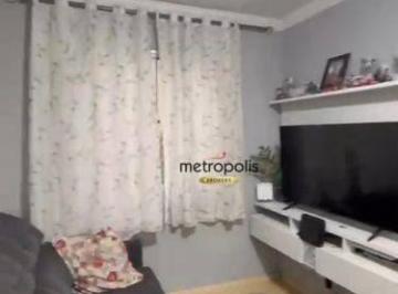 Sala de estar · Apartamento com 3 dormitórios à venda, 49 m² por R$ 265.000,00 - Vila Lutécia - Santo André/SP