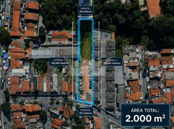 Terreno · 2000m² · Terreno Plano com 20 metros de Frente para Comprar, 2.000m² - Vila Eldízia, Santo André/SP.