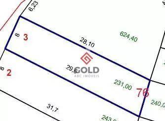 b53892513c0c08828b0e92f5728175779a45a146 · Terreno à venda, 250 m² por R$ 390.000,00 - Utinga - Santo André/SP