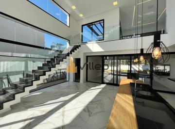 Casa · 290m² · 3 Quartos · 4 Vagas · Casa de Luxo à Venda no Alphaville Nova Esplanada 4, Votorantim - 3 Suítes, Piscina e Vista Panorâmi