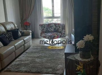 Sala de estar · Apartamento à venda, 98 m² por R$ 751.000,00 - Centro - São Caetano do Sul/SP