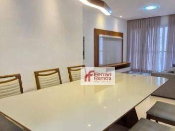 41fb2c39ab7eed9b2e93dbd9b3b2e8cd2019a1b0 · Apartamento com 3 dormitórios, 107 m² - venda por R$ 819.000,00 ou aluguel por R$ 5.580,00/mês - Cen