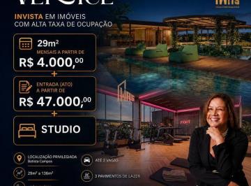 s8uk8hw2ytnhzgzinza5ntk3_md · Torre Vértice Apartamento Studio à venda Batista Campos, 29m² 1 Suíte