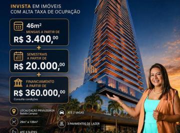 vc2f1ew2ytnhzdjmnza1ndhl_md · Torre Vértice Apartamento à venda Batista Campos, 46m² 1 suíte