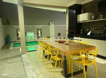 Casa · 169m² · 3 Quartos · 4 Vagas · Casa à Venda no Condomínio Vila do Sol, 3 suítes com piscina em Valinhos-SP