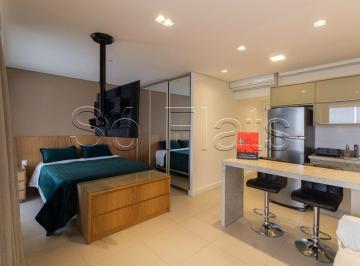 Apartamento · 46m² · 1 Quarto · 1 Vaga · Flat em Pinheiros, São Paulo/SP de 46m² 1 quartos para locação R$ 4.900,00/mes