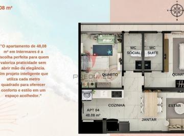 Apartamento · 48m² · 2 Quartos · 1 Vaga · Apartamento em Intermares, Cabedelo/PB de 48m² 2 quartos à venda por R$ 408.680,00