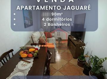 Apartamento · 90m² · 4 Quartos · Apartamento em Jaguaré, São Paulo/SP de 90m² 4 quartos à venda por R$ 470.000,00