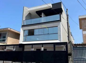 Casa · 92m² · 3 Quartos · Casa de Condomínio com 3 dorms, Vila São Jorge, São Vicente - R$ 795 mil, Cod: 5327