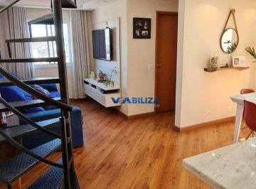 Apartamento · 102m² · 2 Quartos · 1 Vaga · Cobertura para venda em Jardim Bom Clima de 102.00m² com 2 Quartos, 2 Suites e 1 Garagem