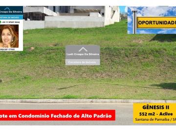 Terreno , Santana de Parnaíba · Lote/Terreno - 552 m2 - Residencial Gênesis 2 - Alphaville - Santana de Parnaíba