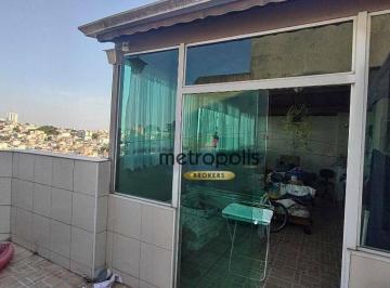 Cobertura · Cobertura com 3 dormitórios à venda, 125 m² por R$ 750.000,00 - Nova Gerti - São Caetano do Sul/SP