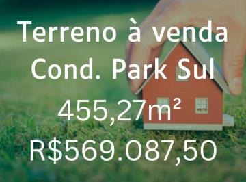 Terreno · 455m² · Terreno à venda, 455 m² Condominio Park Sul - Uberlândia/MG