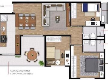 Apartamento · 87m² · 3 Quartos · Apartamento em Chácara Cneo, Campinas/SP de 87m² 3 quartos à venda por R$ 930.000,00