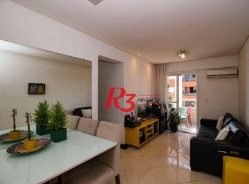 fd42c0a77e77535851bc59c56058dca42fe86e5c · Apartamento à venda, 67 m² por R$ 690.000,00 - Aparecida - Santos/SP