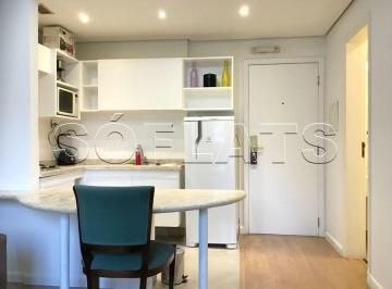 Apartamento · 33m² · 1 Quarto · 1 Vaga · Flat em Vila Olímpia, São Paulo/SP de 33m² 1 quartos para locação R$ 5.087,00/mes