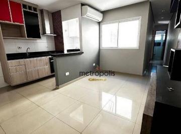 Sala · Apartamento com 2 dormitórios para alugar, 56 m² por R$ 2.695,00/mês - Vila Metalúrgica - Santo Andr